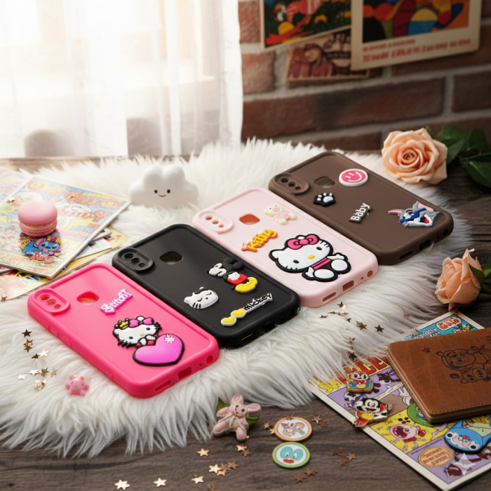 Vivo Y91 - Y95 Soft Kitty Case Multicolour Mobile Cover - Image 2 Vivo Y91 - Y95 Soft Kitty Case Multicolour Mobile Cover - Image 2