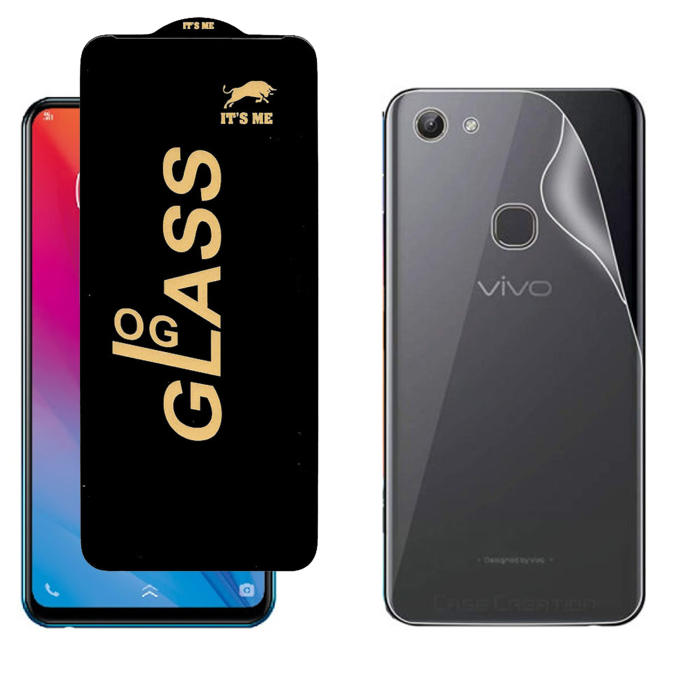Vivo Y91c Protection Pack: OG Glass + Clear Back Jelly Film - Image 2 Vivo Y91c Protection Pack: OG Glass + Clear Back Jelly Film - Image 2