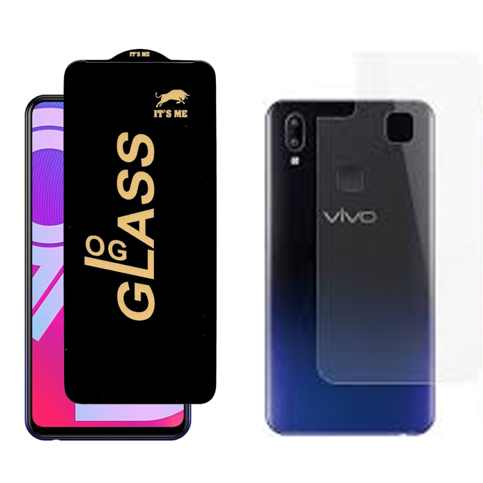 Vivo Y95 Protection Pack: OG Glass + Clear Back Jelly Film - Image 2 Vivo Y95 Protection Pack: OG Glass + Clear Back Jelly Film - Image 2