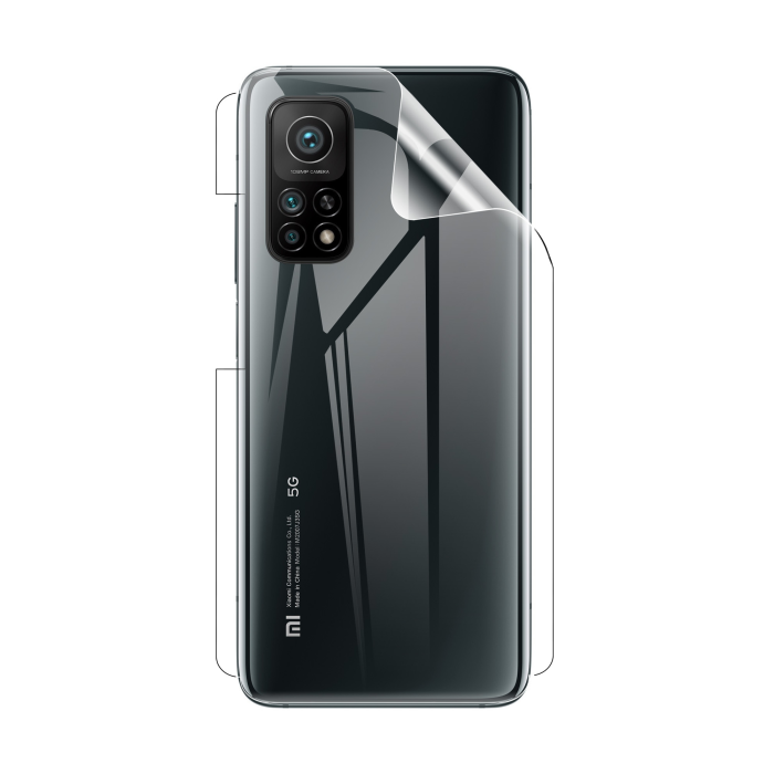 Xiaomi 10T Back Clear Jelly Protector - Soft Hydrogel Film - Image 2 Xiaomi 10T Back Clear Jelly Protector - Soft Hydrogel Film - Image 2