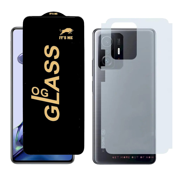 Xiaomi 11T Combo: OG Glass Screen Protector + Carbon Back Skin - Image 2 Xiaomi 11T Combo: OG Glass Screen Protector + Carbon Back Skin - Image 2