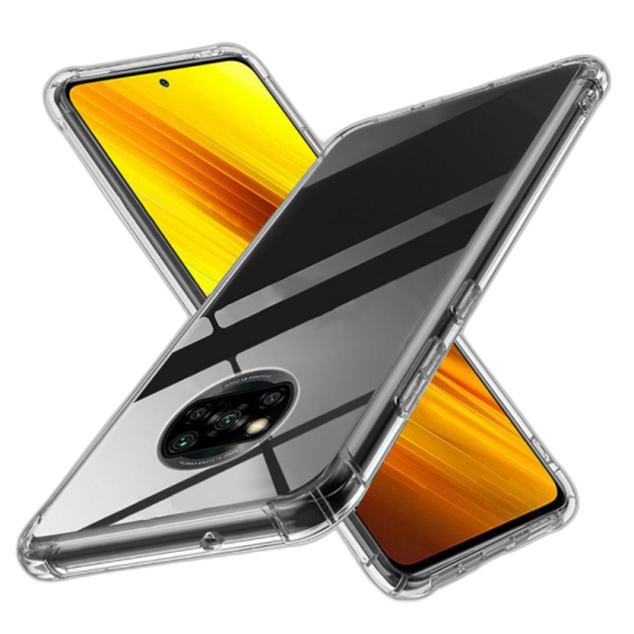 Xiaomi Poco X3 Transparent Extra Bumper Anti Shock Soft Crystal Clear Case Mobile Cover - Image 2 Xiaomi Poco X3 Transparent Extra Bumper Anti Shock Soft Crystal Clear Case Mobile Cover - Image 2