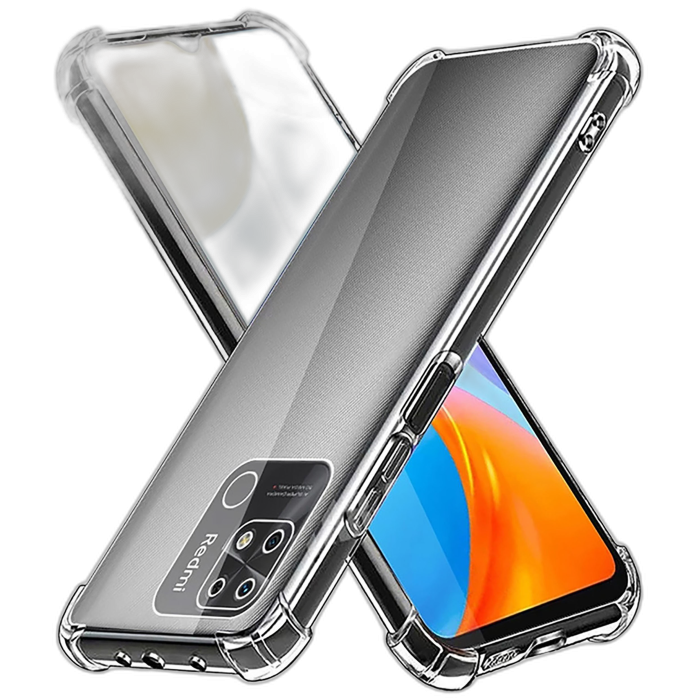 Xiaomi Redmi 10c Back Cover Transparent Extra Bumper Anti Shock Soft Crystal Clear Case For Xiaomi Redmi 10c - Image 2 Xiaomi Redmi 10c Back Cover Transparent Extra Bumper Anti Shock Soft Crystal Clear Case For Xiaomi Redmi 10c - Image 2