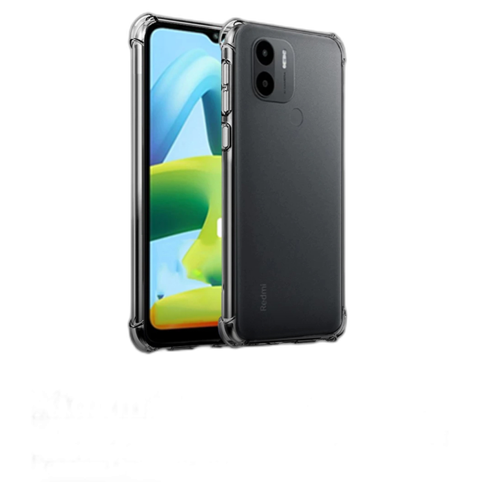 Xiaomi Redmi A1 Plus Transparent Extra Bumper Anti Shock Soft Crystal Clear Case - Image 2 Xiaomi Redmi A1 Plus Transparent Extra Bumper Anti Shock Soft Crystal Clear Case - Image 2