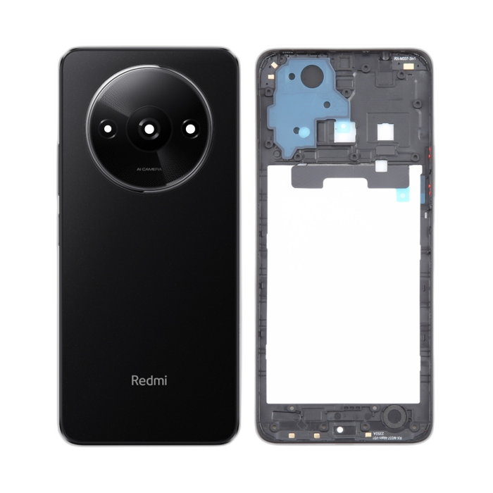 Xiaomi Redmi A3 Rear Complete Body Casing Housing Replacement For Redmi A3 - Black - Image 2 Xiaomi Redmi A3 Rear Complete Body Casing Housing Replacement For Redmi A3 - Black - Image 2