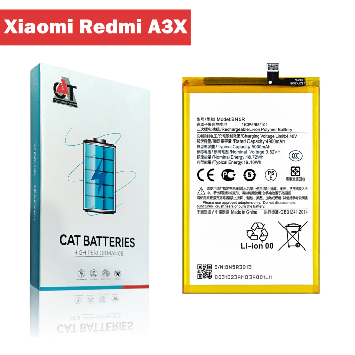 Xiaomi Redmi A3X Battery Replacement - CAT 5000mAh (BN5R) - Image 2 Xiaomi Redmi A3X Battery Replacement - CAT 5000mAh (BN5R) - Image 2