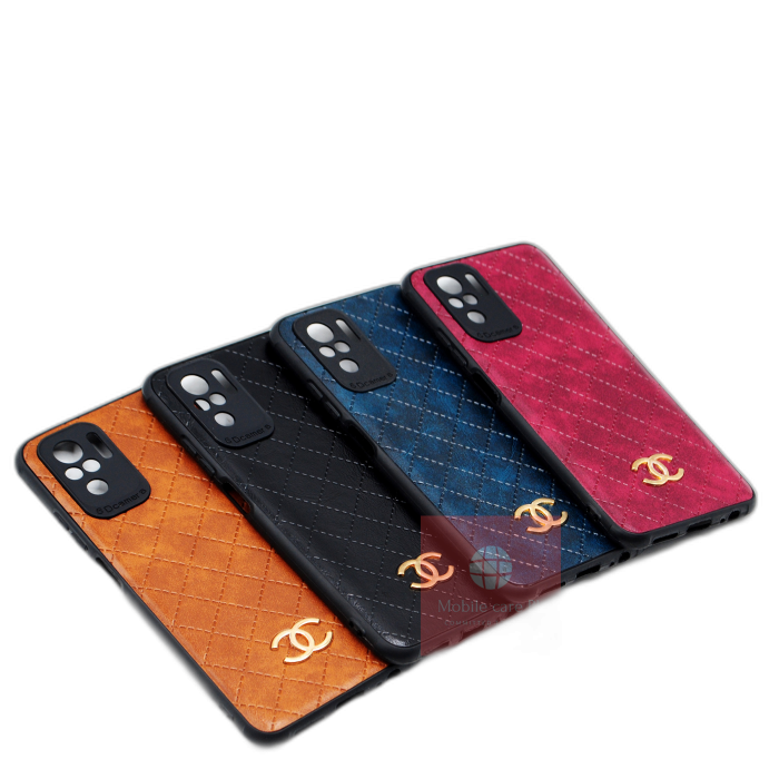 Xiaomi Redmi Note 10 4G Back Cover Leather Type CHANEL Soft Redmi Note 10 Case For Boys - Image 2 Xiaomi Redmi Note 10 4G Back Cover Leather Type CHANEL Soft Redmi Note 10 Case For Boys - Image 2