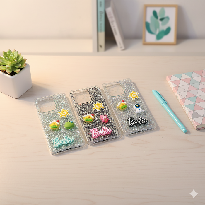 Xiaomi Redmi Note 13 Barbie Glitter Girls Mobile Cover - Image 2 Xiaomi Redmi Note 13 Barbie Glitter Girls Mobile Cover - Image 2