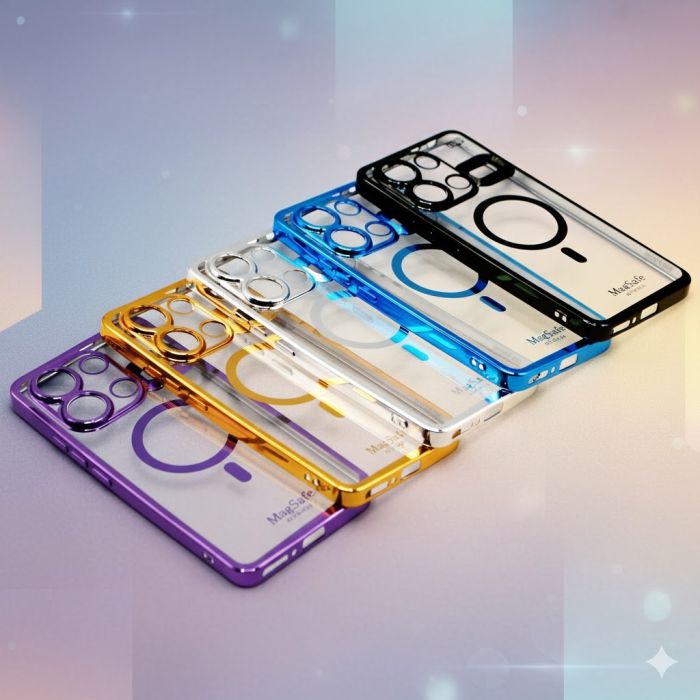 Xiaomi Redmi Note 13 Soft Multi Golden Border Camera Protection Cover - Image 2 Xiaomi Redmi Note 13 Soft Multi Golden Border Camera Protection Cover - Image 2