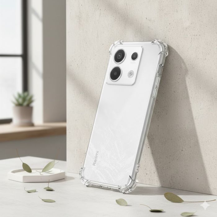 Xiaomi Redmi Note 13 Transparent Bumper Cover - Image 2 Xiaomi Redmi Note 13 Transparent Bumper Cover - Image 2