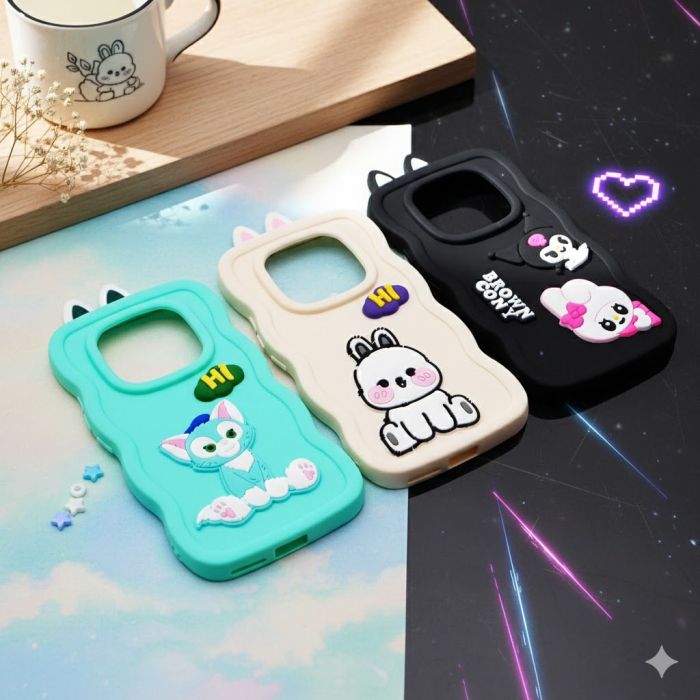 Xiaomi Redmi Note 14 Pro Cute Kitty Wave Style Mobile Cover - Image 2 Xiaomi Redmi Note 14 Pro Cute Kitty Wave Style Mobile Cover - Image 2