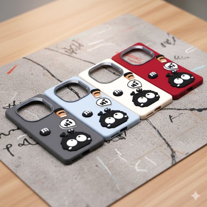 Xiaomi Redmi Note 14 Pro Soft Ring Kitty Mobile Cover - Image 2 Xiaomi Redmi Note 14 Pro Soft Ring Kitty Mobile Cover - Image 2
