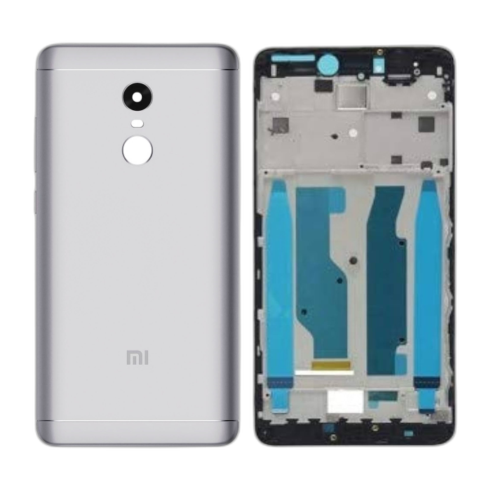 Xiaomi Redmi Note 4 Rear Complete Body Casing Housing With Camera Lens Replacement For Redmi Note 4 - Silver - Image 2 Xiaomi Redmi Note 4 Rear Complete Body Casing Housing With Camera Lens Replacement For Redmi Note 4 - Silver - Image 2