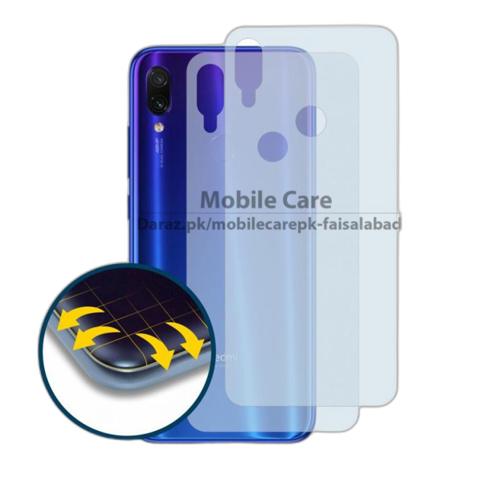 Xiaomi Redmi Note 7 Back Protector Skin Matte Style Protector For Xiaomi Redmi Note 7 - Image 2 Xiaomi Redmi Note 7 Back Protector Skin Matte Style Protector For Xiaomi Redmi Note 7 - Image 2