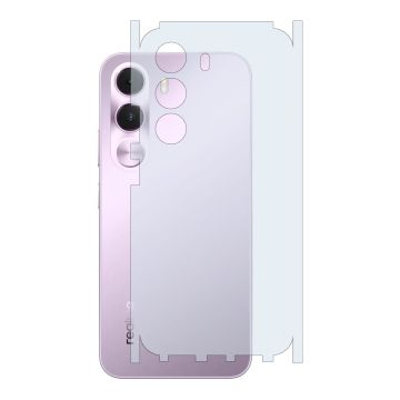 Realme c100i Carbon Fiber Back Matte Film Anti-Scratch Soft Skin 