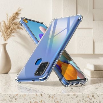 Clear Soft TPU Bumper Phone Case for Samsung A21s