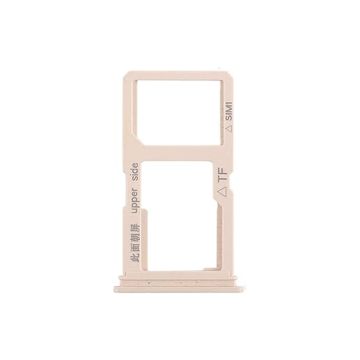 Premium Replacement Nano Card Slot Holder for Vivo Y66 (Golden)