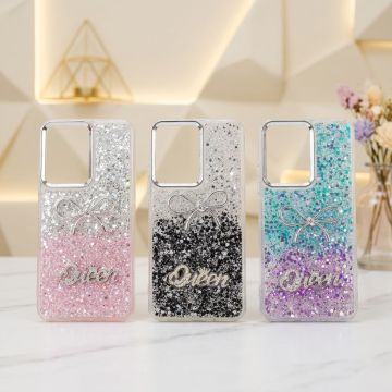 Xiaomi Poco C65 Queen Still Glitter Case Sparkle Cover