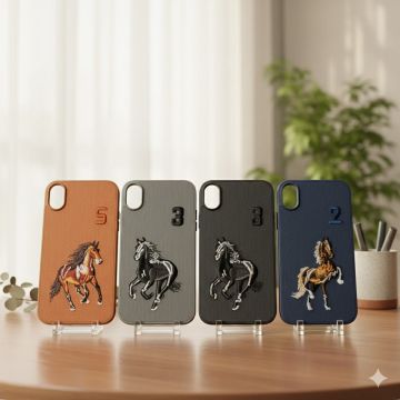Premium Polo Leather Type Soft Silicone Protective Case for Apple iPhone XR