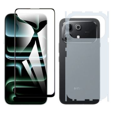 2-in-1 360 Protection Pack for Infinix Note 60: 9D + Matte