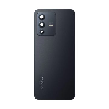 Vivo V23 5g Back Battery Door with Camera Lens Glass - Black