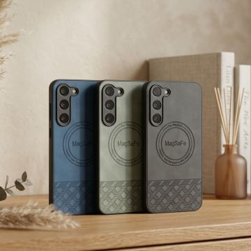 Samsung S23 Plus Premium Soft Leather Bumper Case All Round Protection