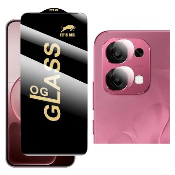 Oppo a6 Pro HD OG Premium Quality Glass + 9H Back Camera Lens Protector 2-in-1 Deal