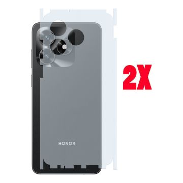 (2-Pack) Carbon Fiber Back Matte Film for Honor x5c plus