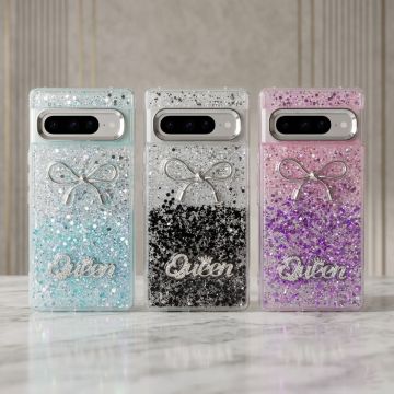 Googel Pixel 6 Pro Queen Still Glitter Case Sparkle Cover
