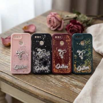 Oppo A12 Queen Still Glitter Case Glossy Finish
