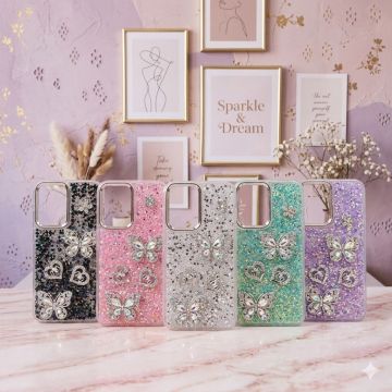 Ultimate Samsung A17 Butterfly Glitter Accessory for Modern Women