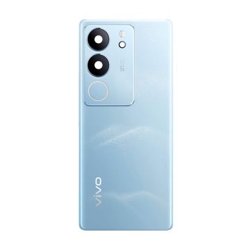 Vivo V29 Plastic Back Housing with Camera Lens - blue
