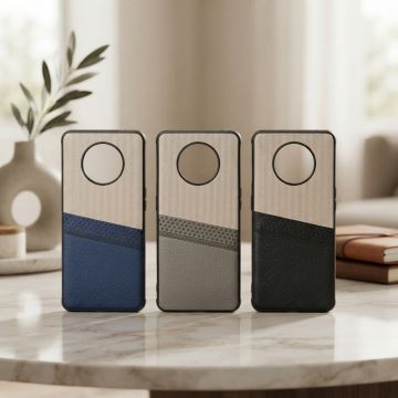 OnePlus 7T Case Multicolor Dual Tone Premium Soft Leather Back Cover
