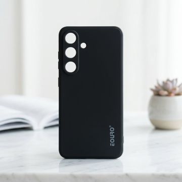 Premium European Black Plain Case for Samsung S25