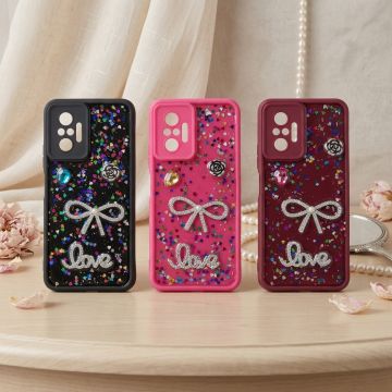 Redmi Note 10 Pro Back Cover – Glitter Love Multicolor