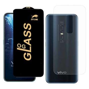 2-in-1 360 Protection for Vivo v17 pro: HD Glass + Back Matte