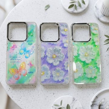 Tecno Spark Go 2023 Butterfly Case Premium Glitter Shiny Printed Cover