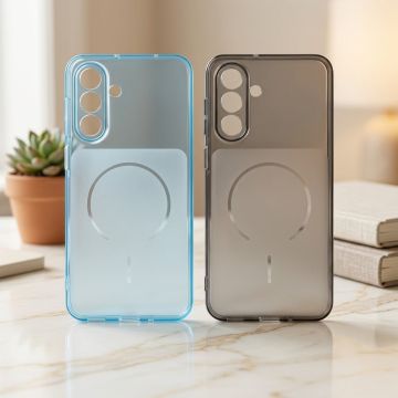 Samsung A17 full body soft multicolor fiber matte case cover