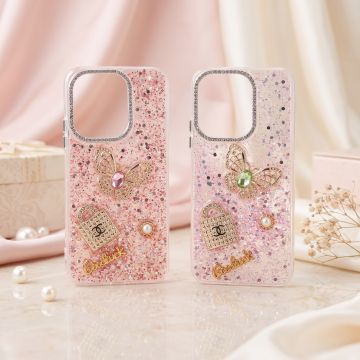 Xiaomi Redmi 13 Golden Motif Glitter Case Premium Quality Luxury Back Cover