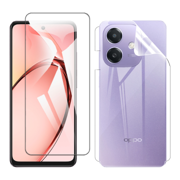 2-in-1 360 Protection Pack for Oppo A5i : Polish + Jelly - Image 2