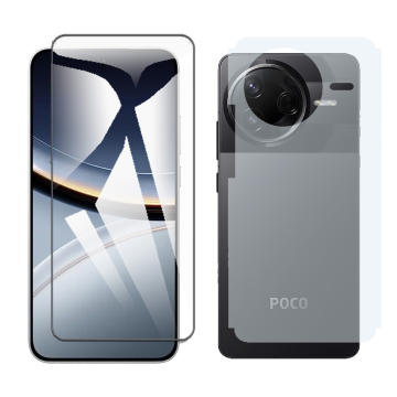 2-in-1 360 Protection Pack for Poco F7 Pro: 9D + Matte - Image 2
