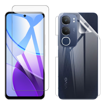 2-in-1 360 Protection Pack for Vivo Y19s Pro : Polish + Jelly - Image 2