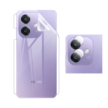 2-in-1 Back Clear Bundle for Oppo A5i: Jelly + Camera - Image 2