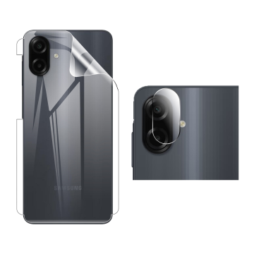 2-in-1 Back Clear Bundle for Samsung A07: Jelly + Camera - Image 2