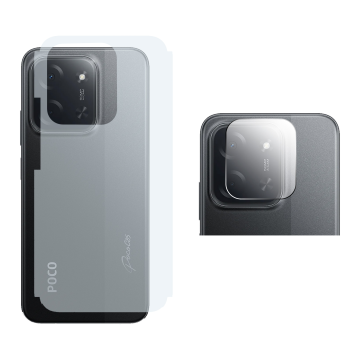 2-in-1 Back Matte Bundle for Poco C85: + Camera - Image 2