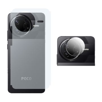 2-in-1 Back Matte Bundle for Poco F7 Pro: + Camera - Image 2