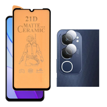 2-in-1 Protection Bundle for Vivo Y19s Pro: Ceramic + Camera - Image 2