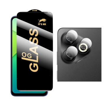 2-in-1 Protection for Infinix Smart 10 HD : Glass + Camera Protector - Image 2
