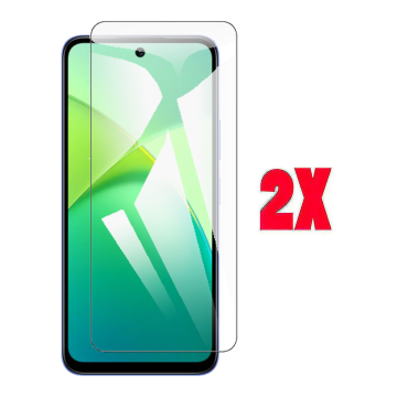 (2-Pack) 9H Polish Glass for Infinix Smart 10 HD - Anti-Scratch Guard - Image 2