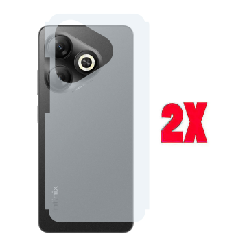 (2-Pack) Carbon Fiber Back Matte Film for Infinix Smart 10 HD - Image 2